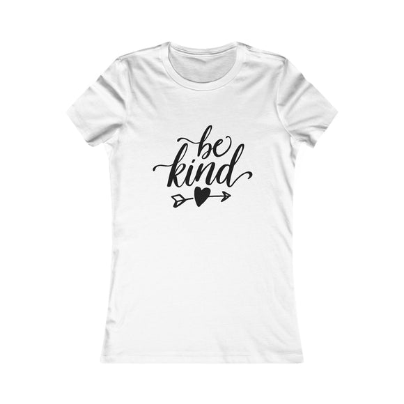 Be Kind Women's Tee - Inspirational Quote T-Shirt for Everyday Wear