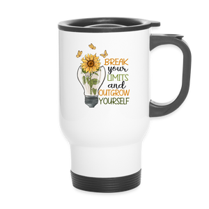 Break Your Limits Travel Mug - white