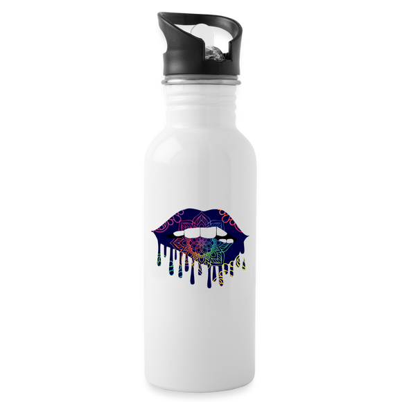 Mandala Lips - white