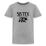 Sister Bear T-Shirt - heather gray