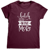 Bitch_Less_Wine_More_TShirt_Maroon_Mockup.png