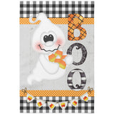 Boo Candy Corn Ghost Flag