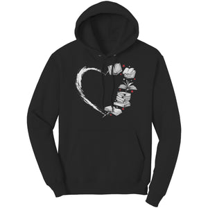 Book Heart Hoodie