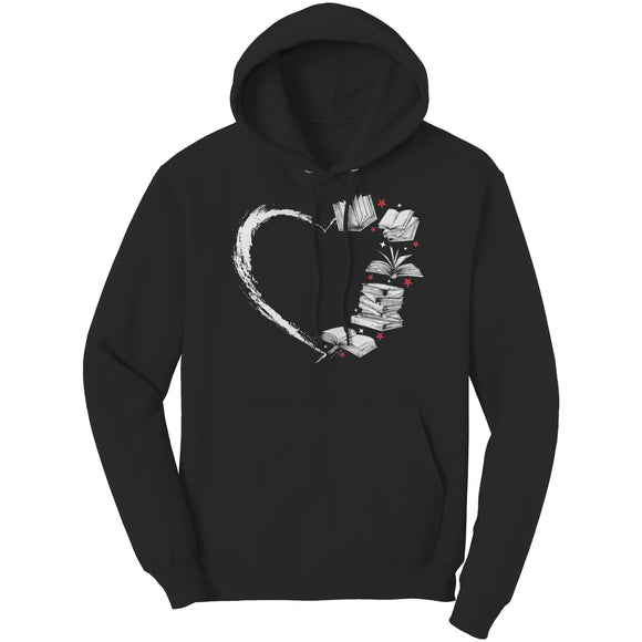 Book Heart Hoodie