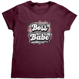 Boss_Babe_Deco_TShirt_Maroon_Mockup.png