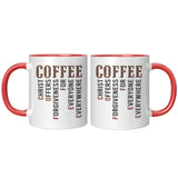 Coffee Christ Offers Forgiveness Mug