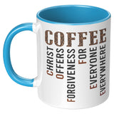 Coffee Christ Offers Forgiveness Mug