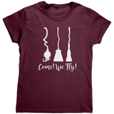 Come_We_Fly_TShirt_Maroon_Mockup.png