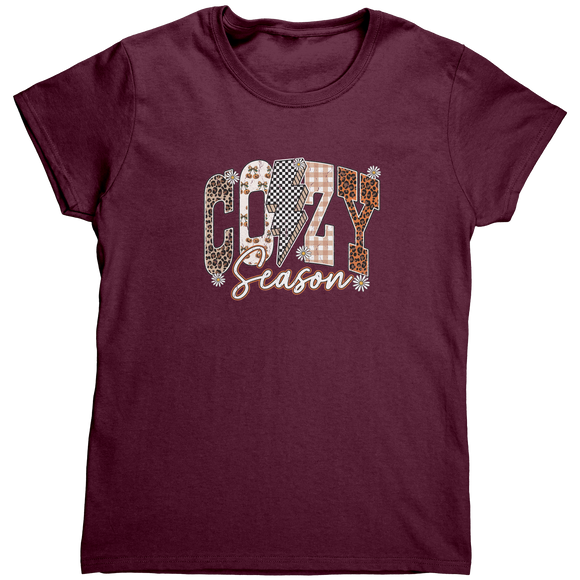Cozy_Season_TShirt_Maroon_Mockup.png