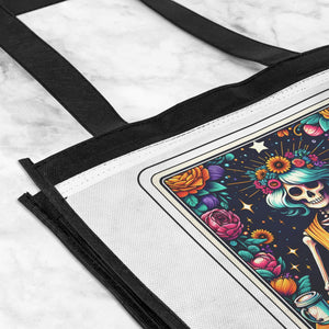 Death Before Decaf Tarot Tote
