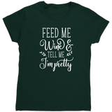 Feed_Me_Wine_TShirt_Forest_Green_Mockup.png