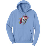 Floral Skull Hoodie