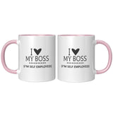 I Love My Boss Mug