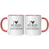 I Love My Boss Mug
