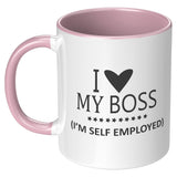I Love My Boss Mug