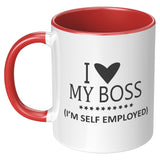 I Love My Boss Mug