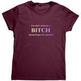 Im_Not_Always_A_Btch_TShirt_Maroon_Mockup.png