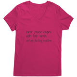Inner Peace VNeck - STRONG LANGUAGE