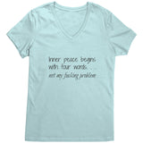 Inner Peace VNeck - STRONG LANGUAGE