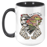 Live Your Best Life Mushroom Mug - Large