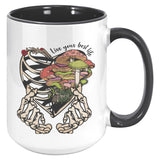 Live Your Best Life Mushroom Mug - Large