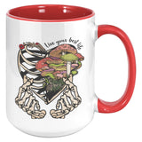 Live Your Best Life Mushroom Mug - Large