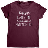 Long_Lashes_High_Standards_TShirt_Maroon_Mockup.png
