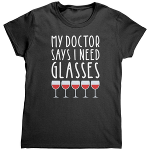 My_Doctor_Says_I_Need_Glasses_TShirt_Black_Mockup.png