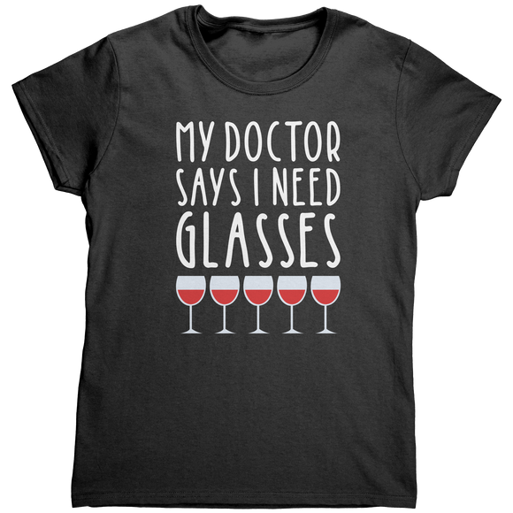 My_Doctor_Says_I_Need_Glasses_TShirt_Black_Mockup.png