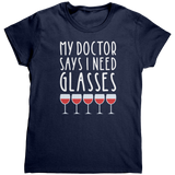 My_Doctor_Says_I_Need_Glasses_TShirt_Navy_Mockup.png