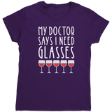 My_Doctor_Says_I_Need_Glasses_TShirt_Purple_Mockup.png