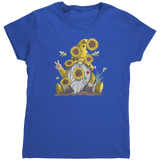 Sunflower_Gnome_TShirt_Royal_Mockup.png