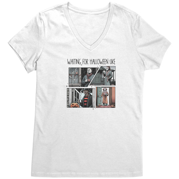 Waiting for Halloween VNeck