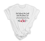 She Believed Mom Mom TShirt