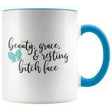 Beauty Grace & Resting B Face Mug