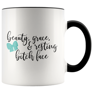 Beauty Grace & Resting B Face Mug