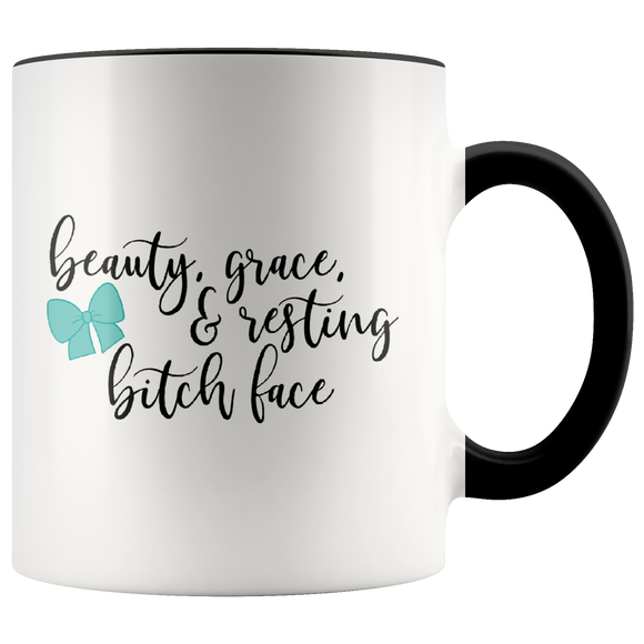 Beauty Grace & Resting B Face Mug