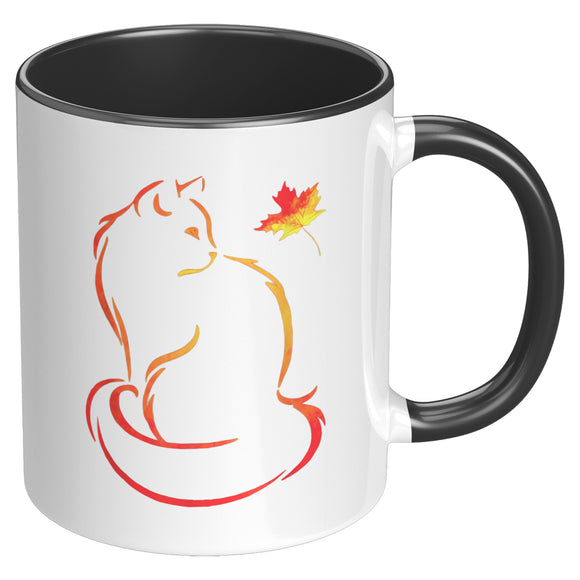 Fall Kitty Mug