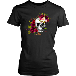 Floral Skull TShirt