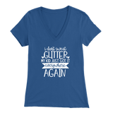 I Don't Sweat Glitter VNeck