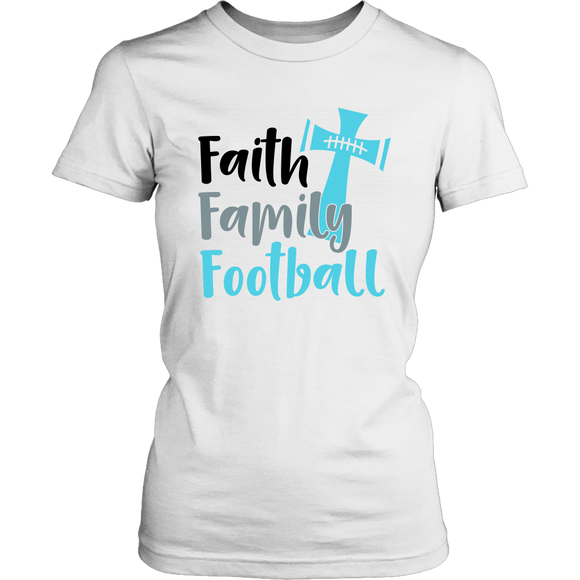 Faith Family Football TShirt