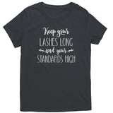 Long Lashes High Standards T-Shirt