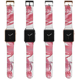 Red Floral Watch Band