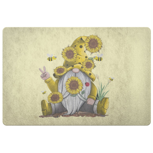 Sunflower Gnome Doormat