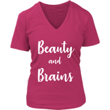 Beauty & Brains V-Neck