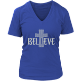 Believe Cross V-Neck