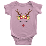 Flower Crown Reindeer Onsie