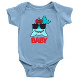 Baby Shark with Bow Onsie