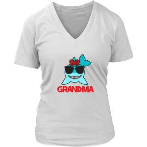 Grandma Shark VNeck