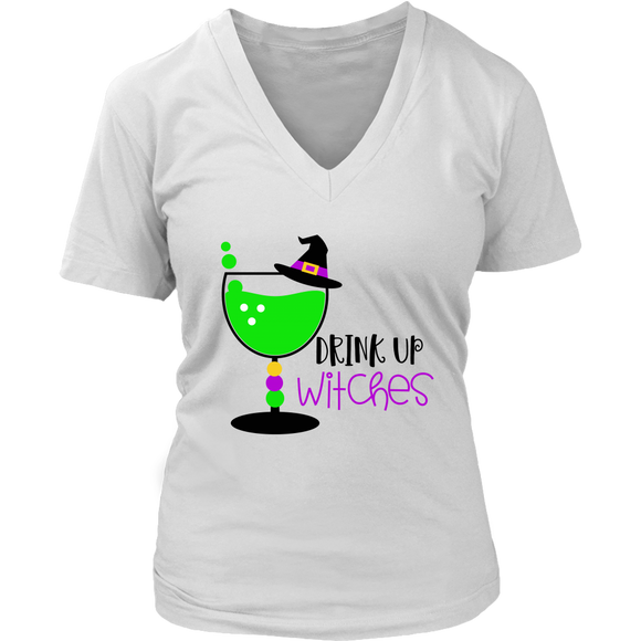 Drink Up Witches VNeck